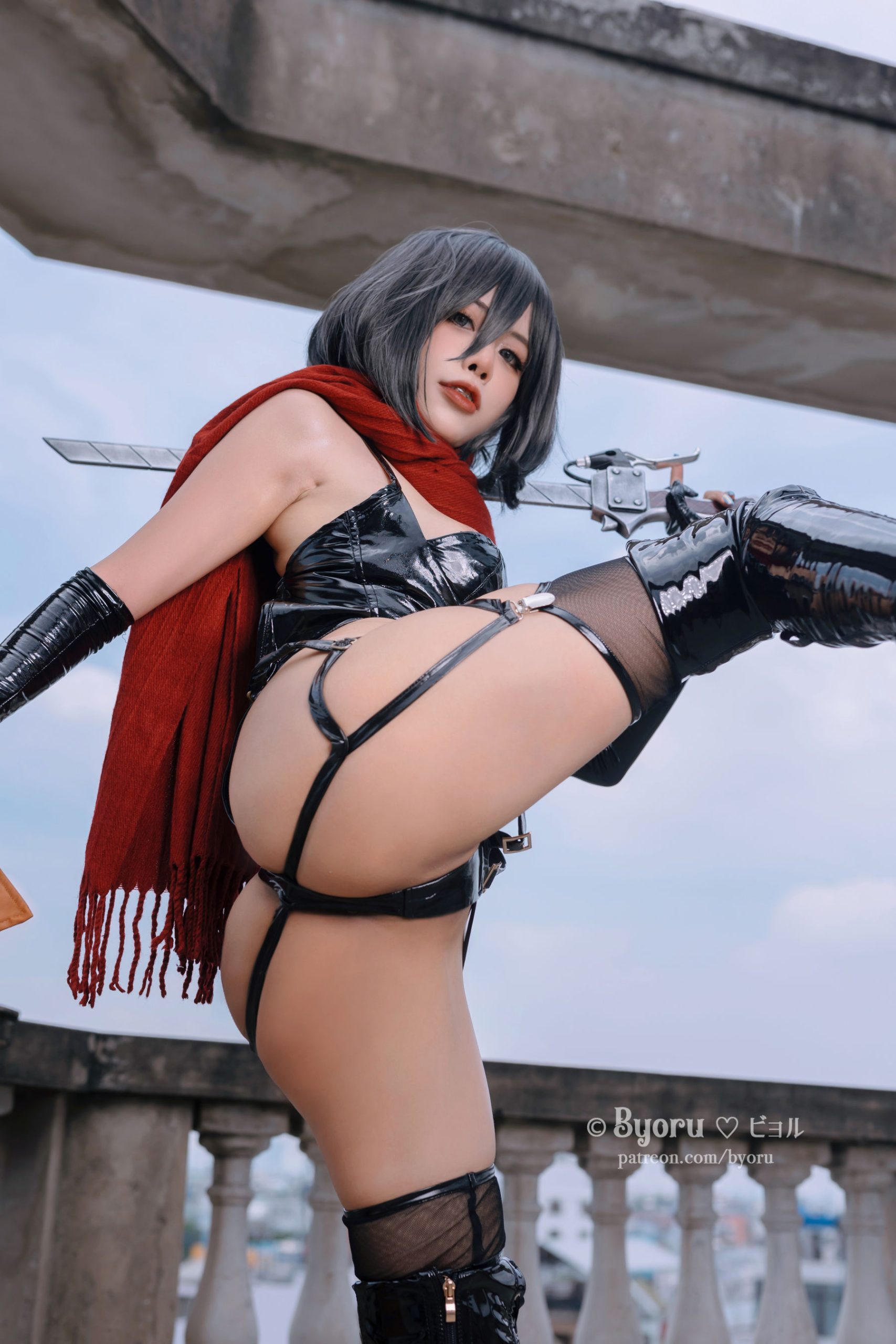 [福利COS] 日本性感萝莉Byoru - Mikasa