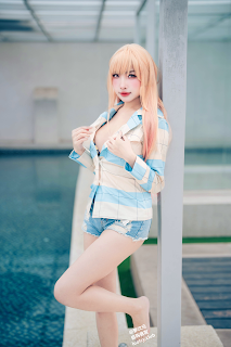 Coser@慕慕Momo – Marin 海夢 – Ver.泳裝