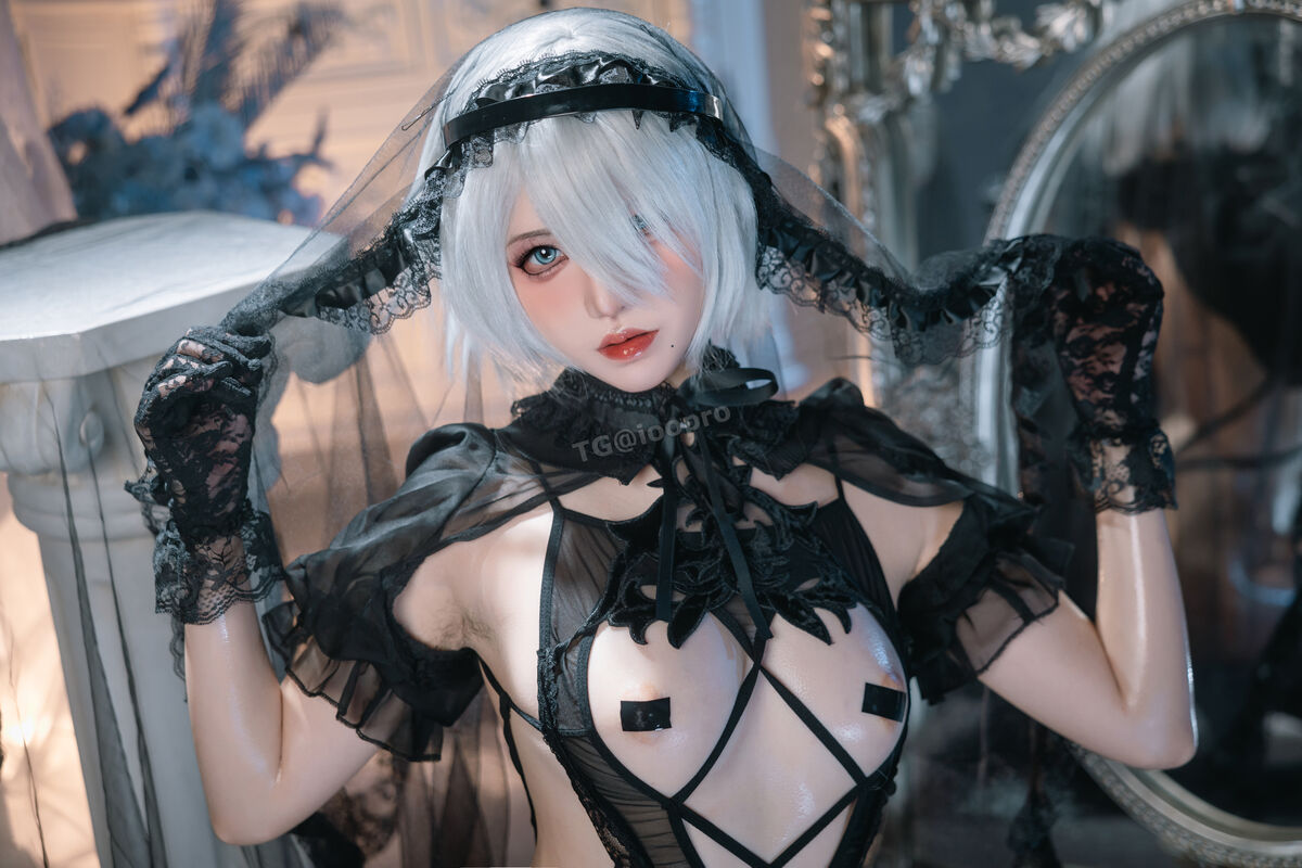 Coser@阿薰kaori – 2b黑花嫁 Part02 (46P)