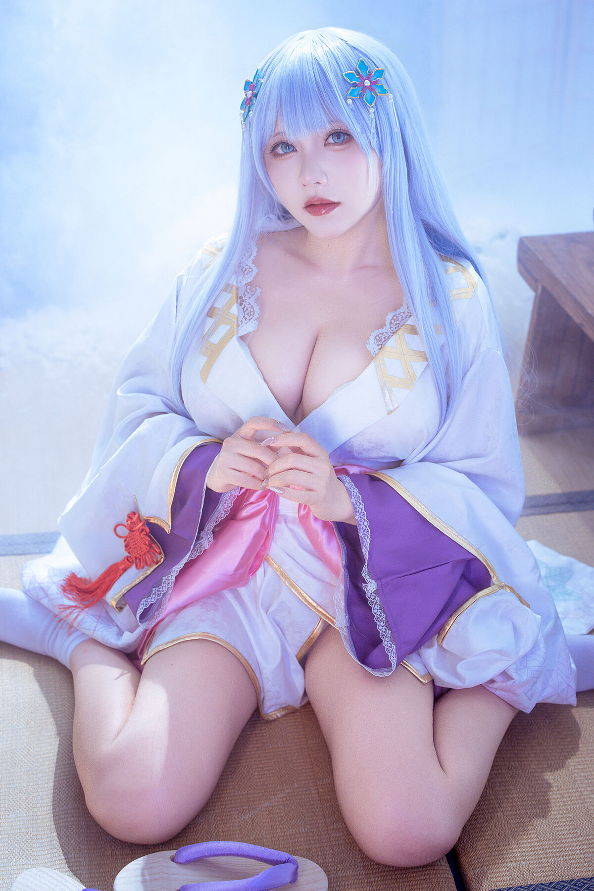 Coser@是一只熊仔吗 – 白雪姬 美少女万华镜异闻:雪女