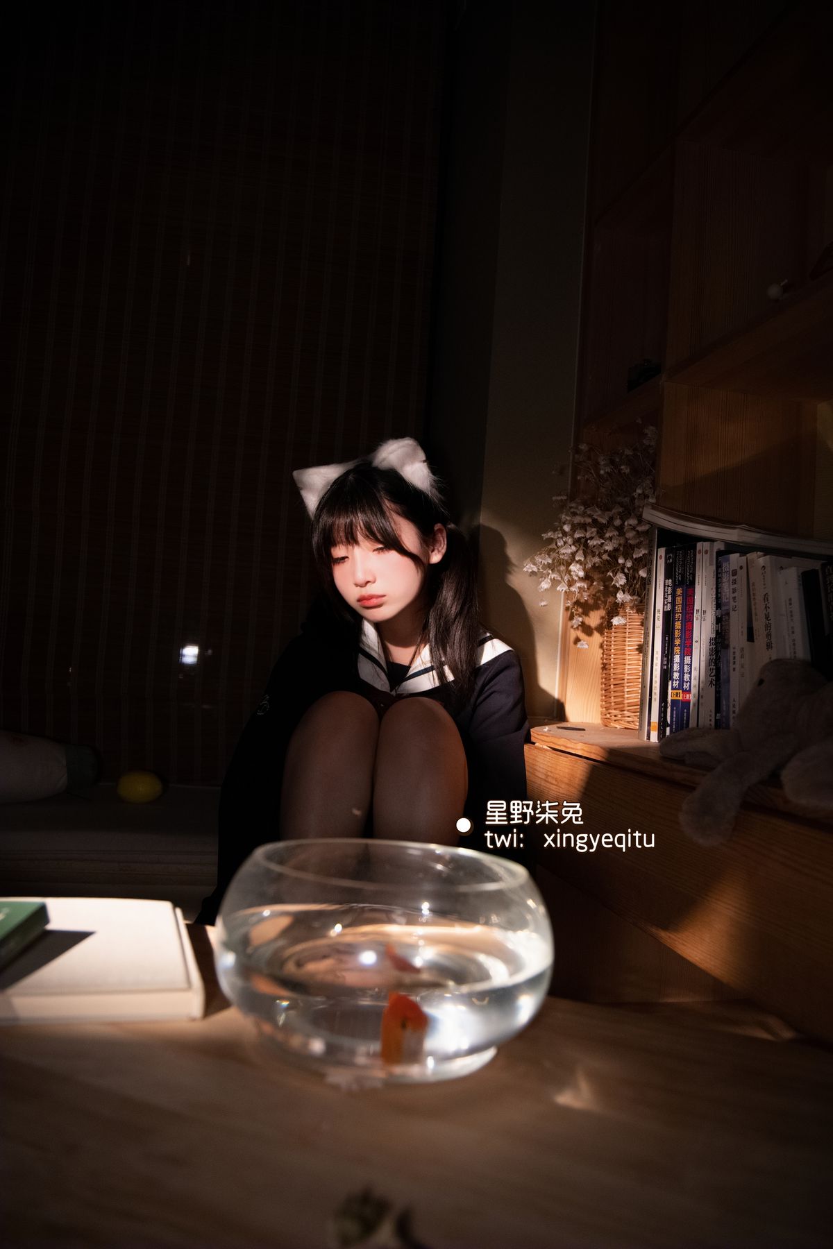Coser@星野柒兔 – 放课后的吔鱼少女 (60P – 1V)