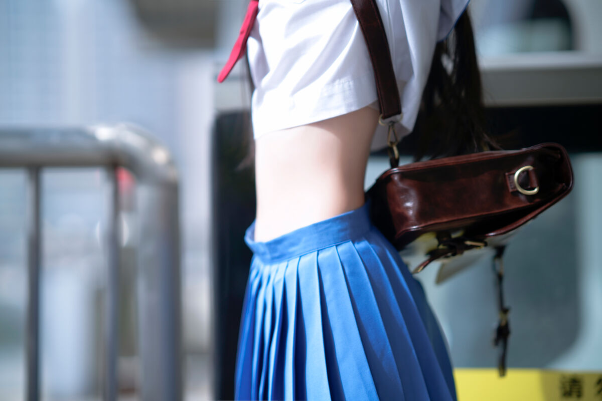 Coser@桜桃喵 – 地铁JK (34P)