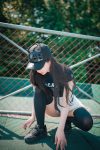 DJAWA Photo – Jeong Jenny (정제니) – Classic Athletic Girl in Navy Blue