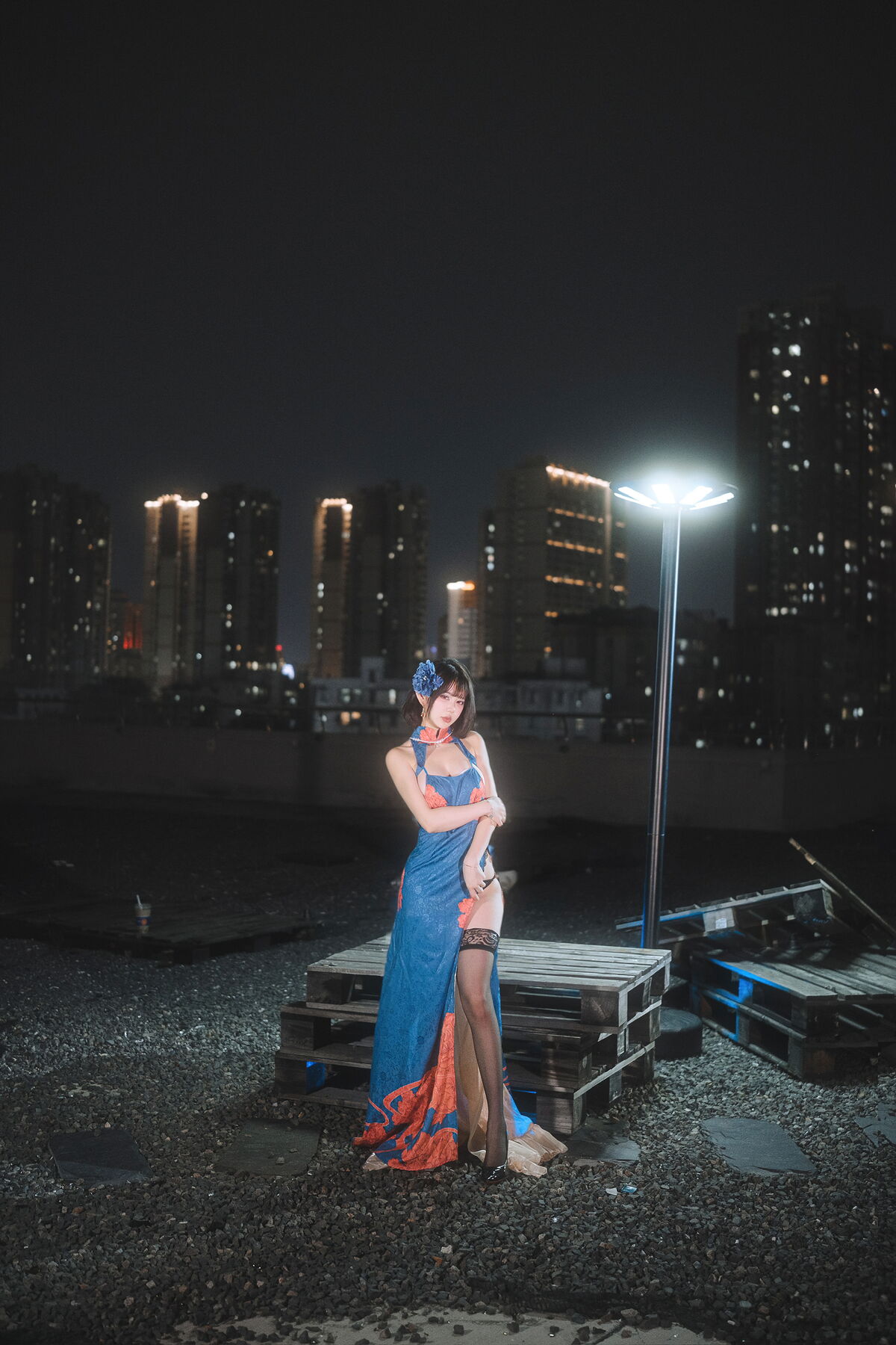 Coser@Tina很妖孽呀 – 碧蓝航线 建武 旗袍 (40P)