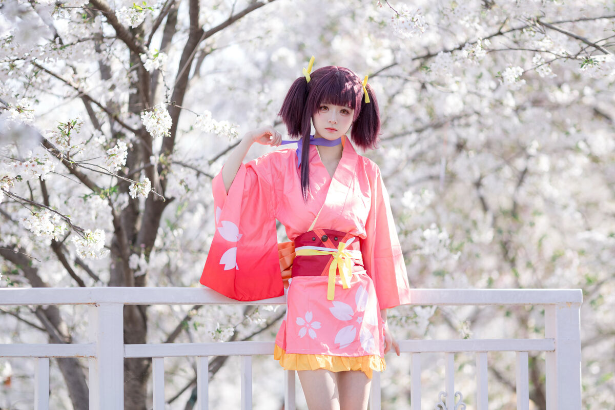 Coser@九柒喵 – 甲铁城的卡巴内利 无名 和服 (35P)