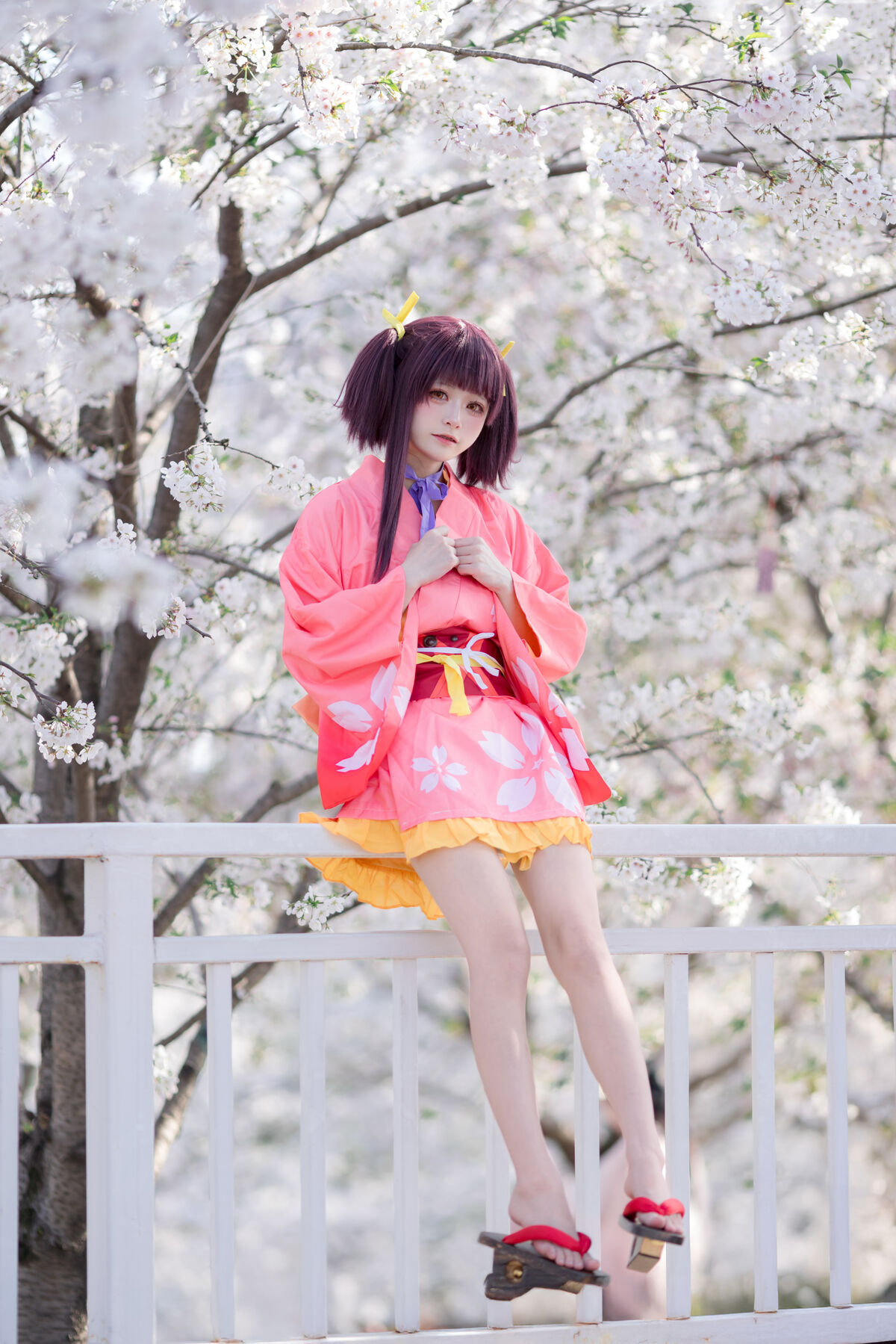 Coser@九柒喵 – 甲铁城的卡巴内利 无名 和服 (35P)
