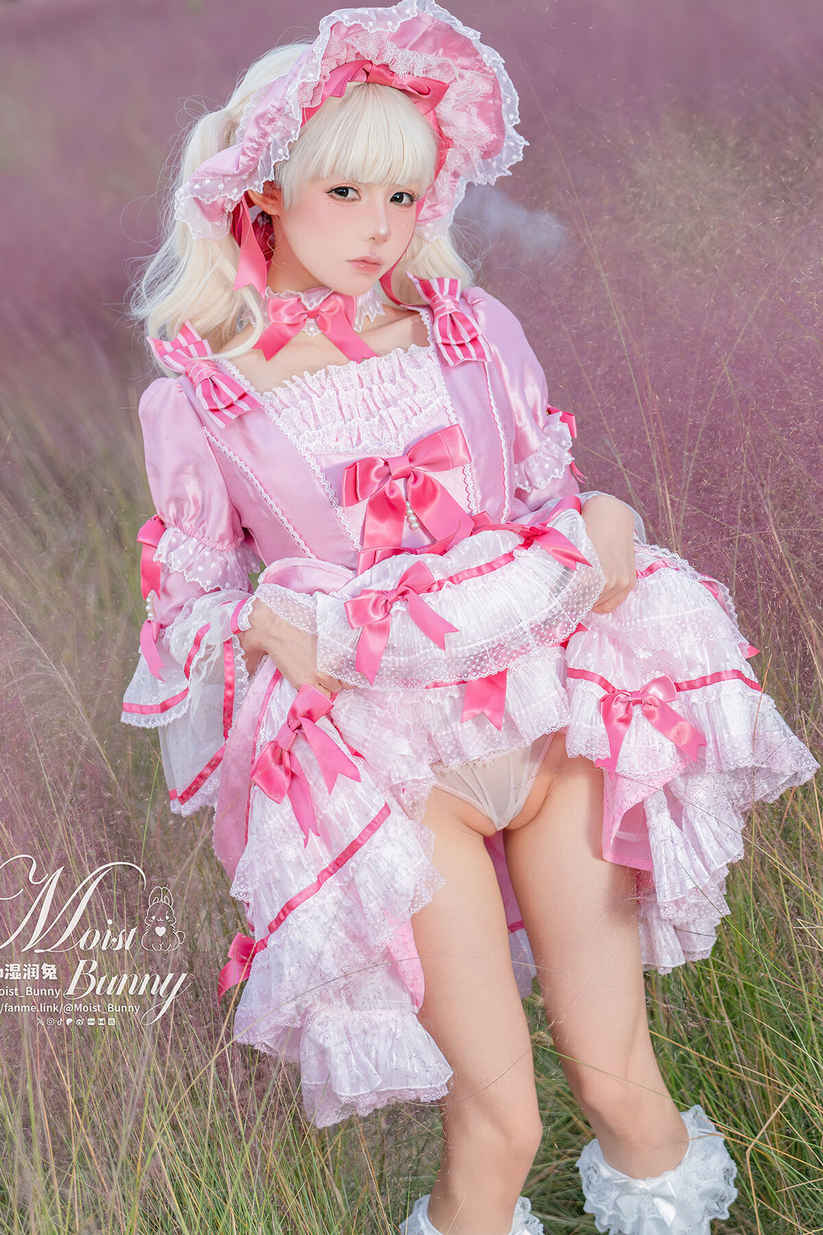 Coser@黏黏团子兔 – 丝绒粉黛