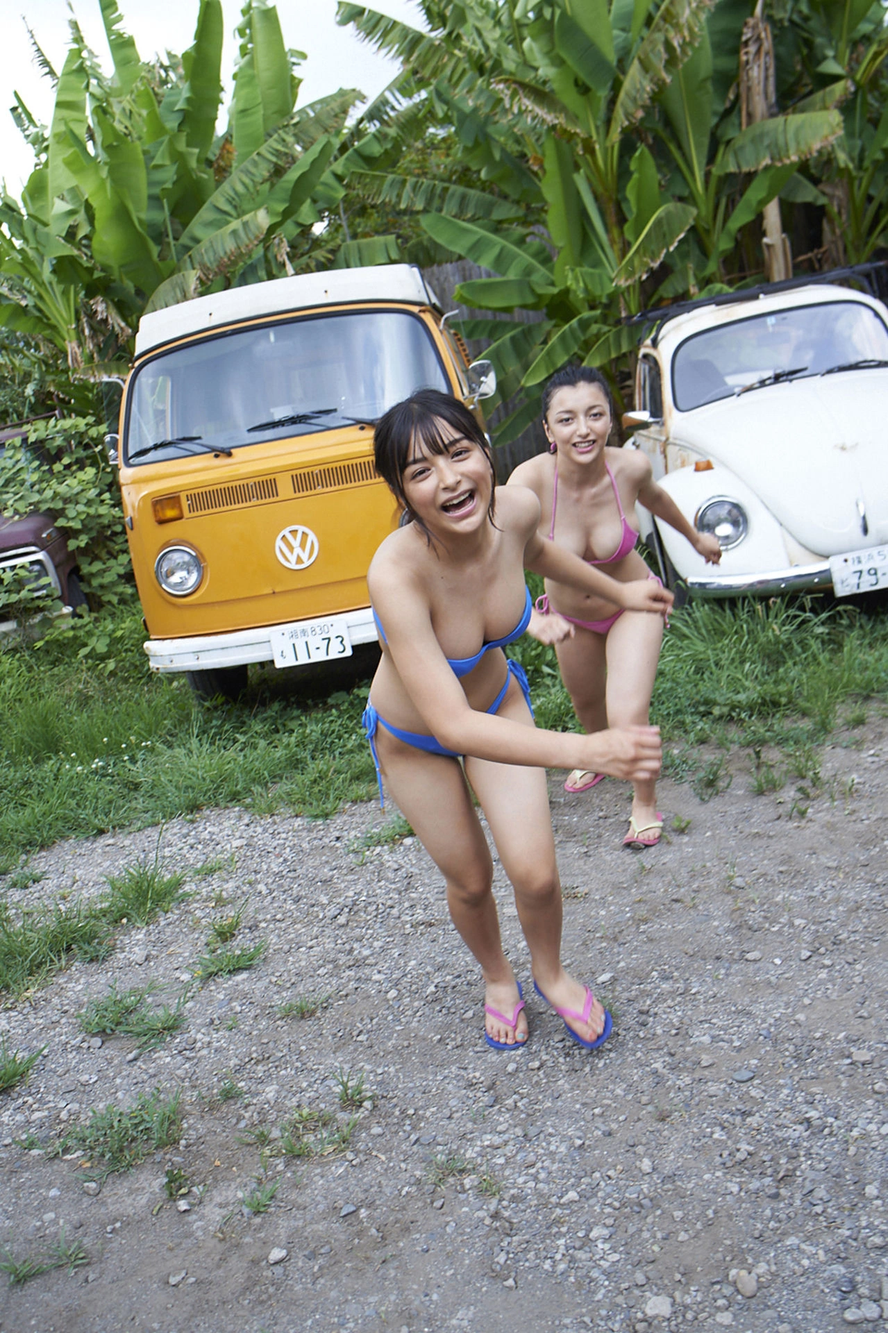 Erika エリカ, Marina マリナ, ヤンマガデジタル写真 「Eri－Mari エリマリ姉妹」 Set.02