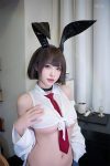 Coser@清水由乃 JK兔女郎