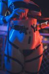 Cosplay 浅安安 黑胶带