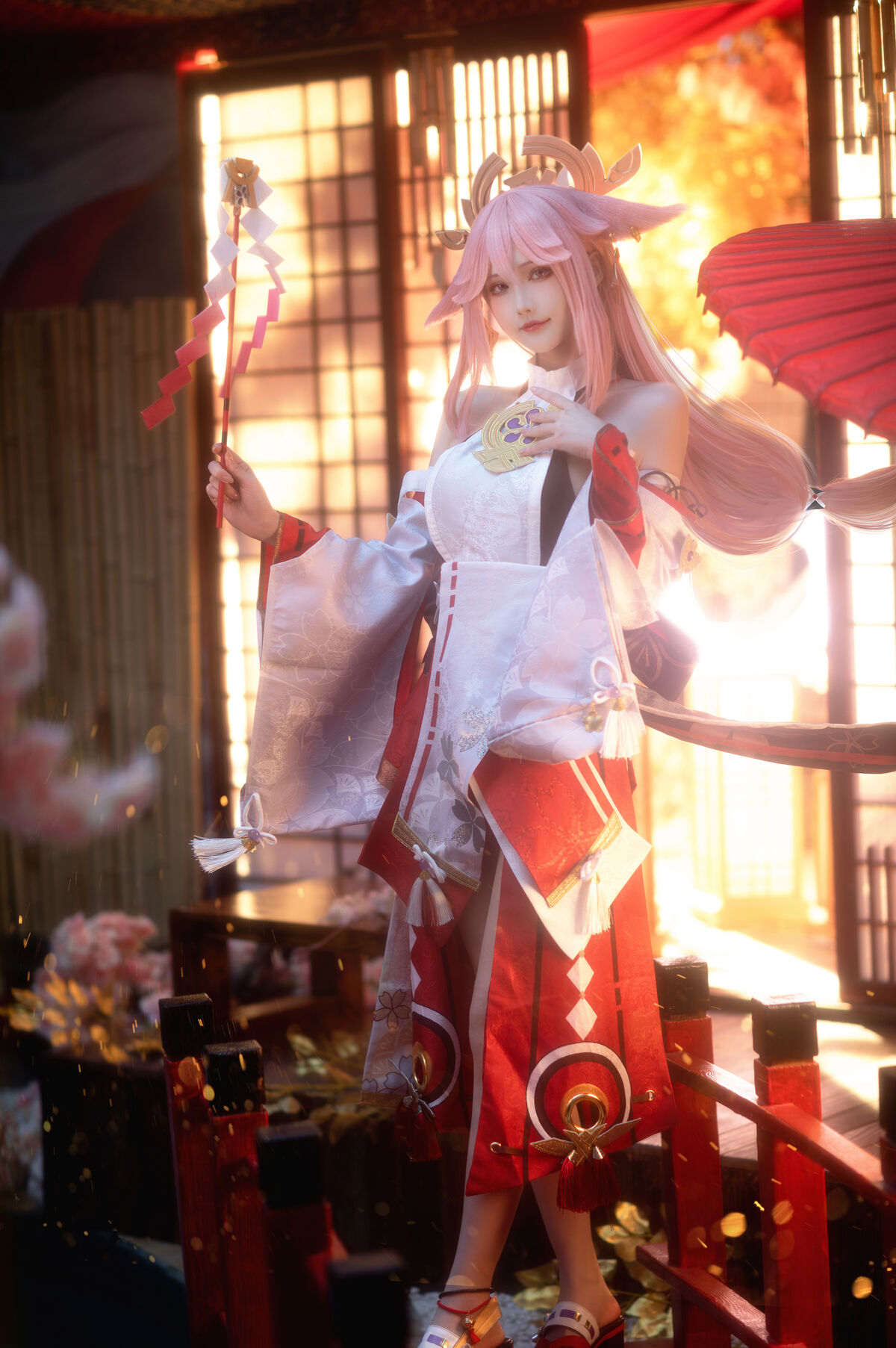 Coser@花兮_honoka – 原神 八重神子 (11P)