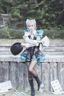Coser@慕慕Momo – 原神 Genshin 琳妮特的色情魔術 室外