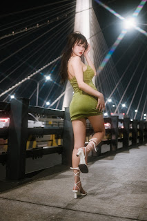 Coser@Tina很妖孽呀 – 绿色连衣裙