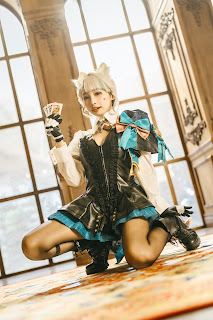 Coser@慕慕Momo – 原神 Genshin 琳妮特的色情魔術 室内