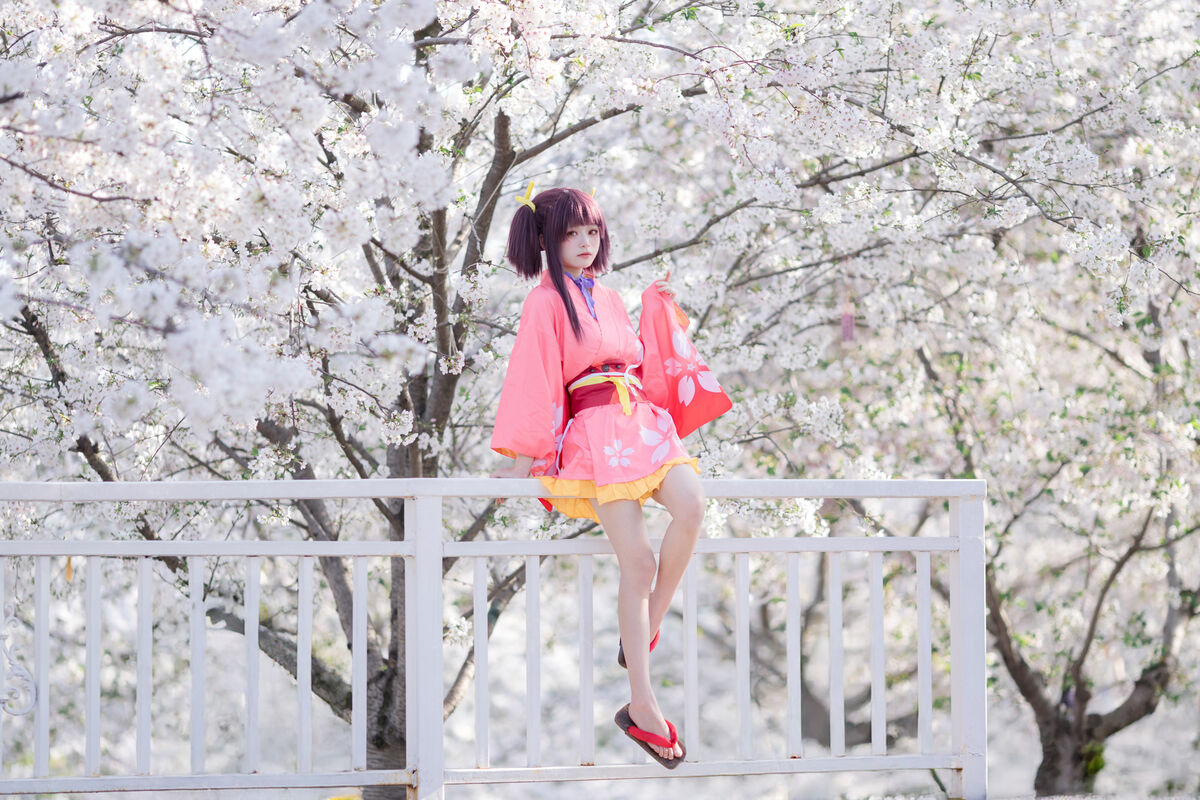 Coser@九柒喵 – 甲铁城的卡巴内利 无名 和服 (35P)
