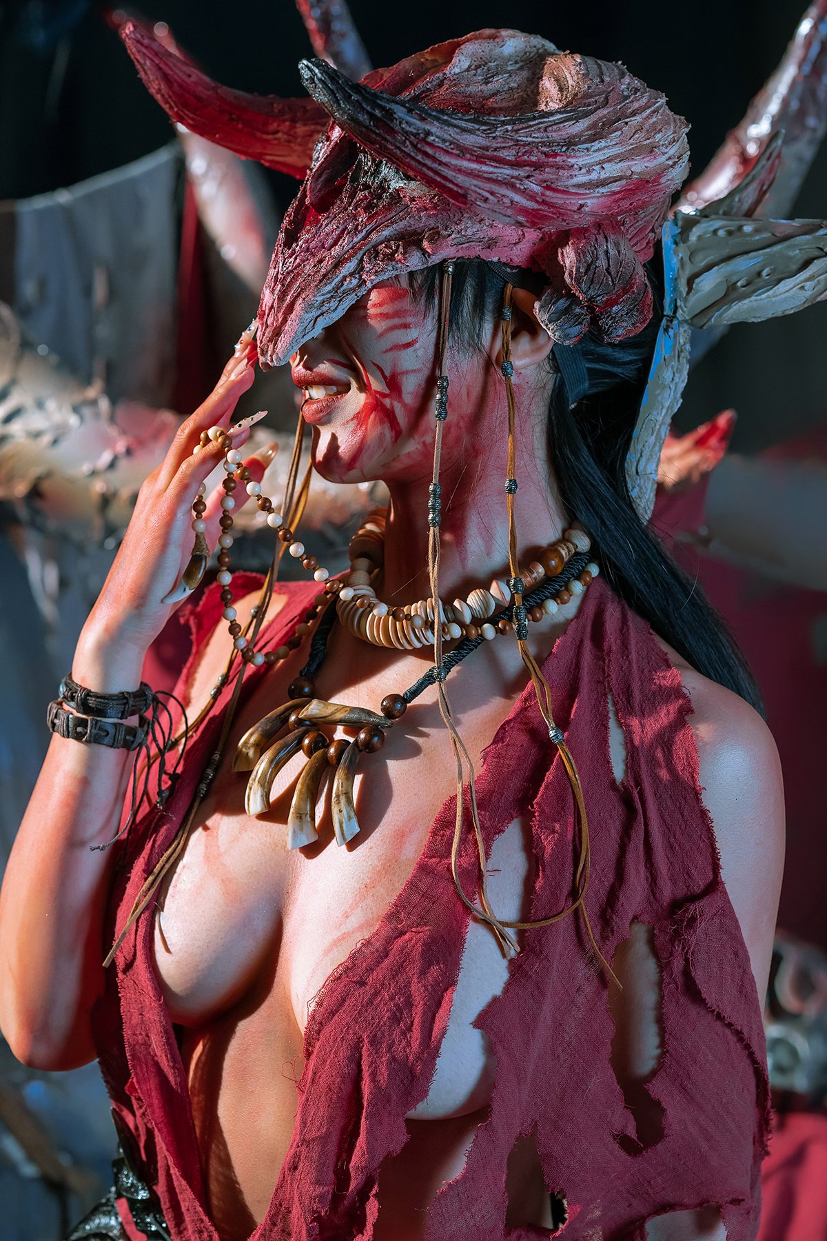 Coser@云溪溪 Yunx1x1 And 奶桃 – 奶桃桃 米骇亚 – 憎恶