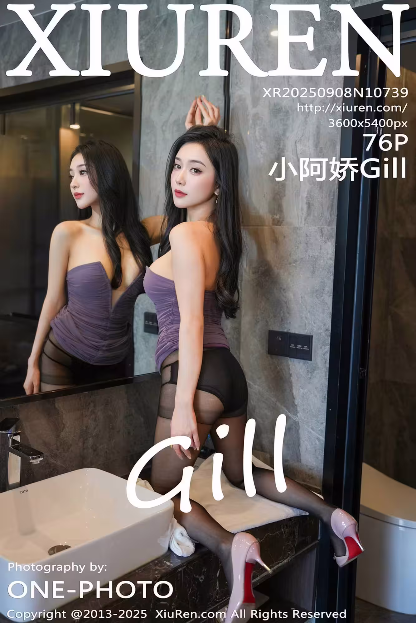 【XIUREN秀人網】2025.09.08 Vol.10739 小阿嬌Gill 完整版無水印寫真【76P】