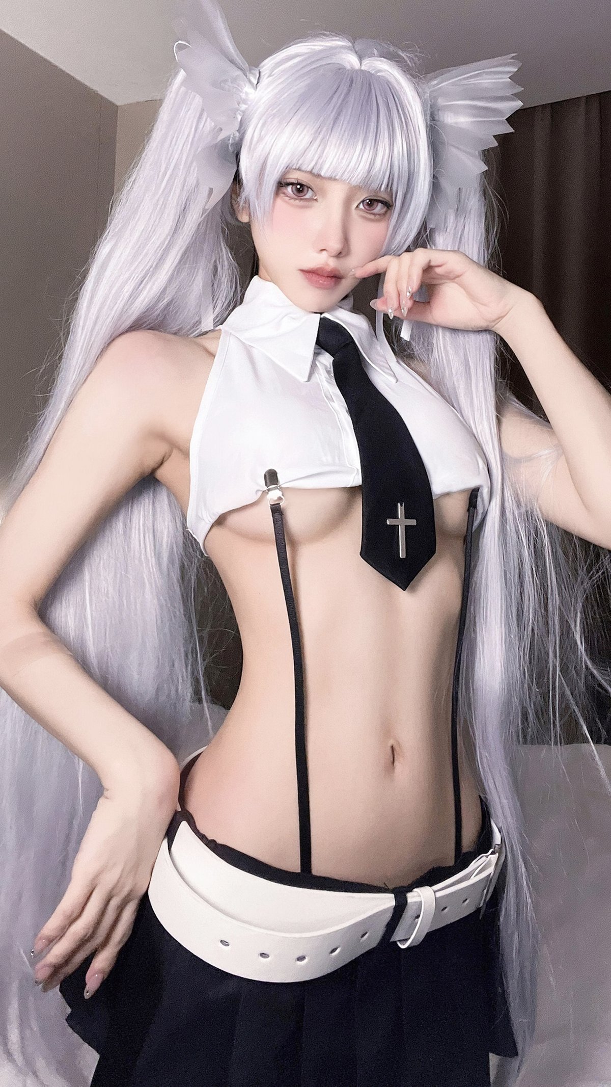 Coser@果咩酱w – 天使女警 (24P)