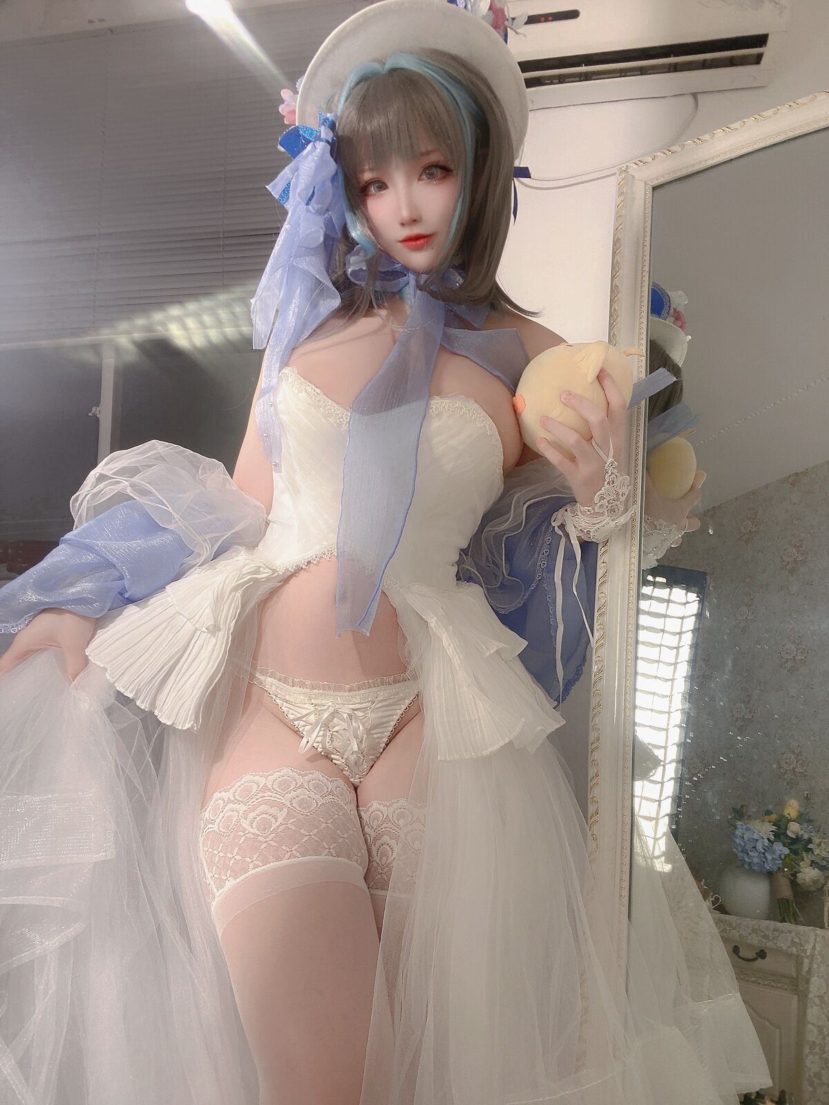 Coser@起司块wii – 柴郡礼服 (76P – 4V)