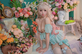 Coser@黏黏团子兔 – 豌豆公主的秘密花房
