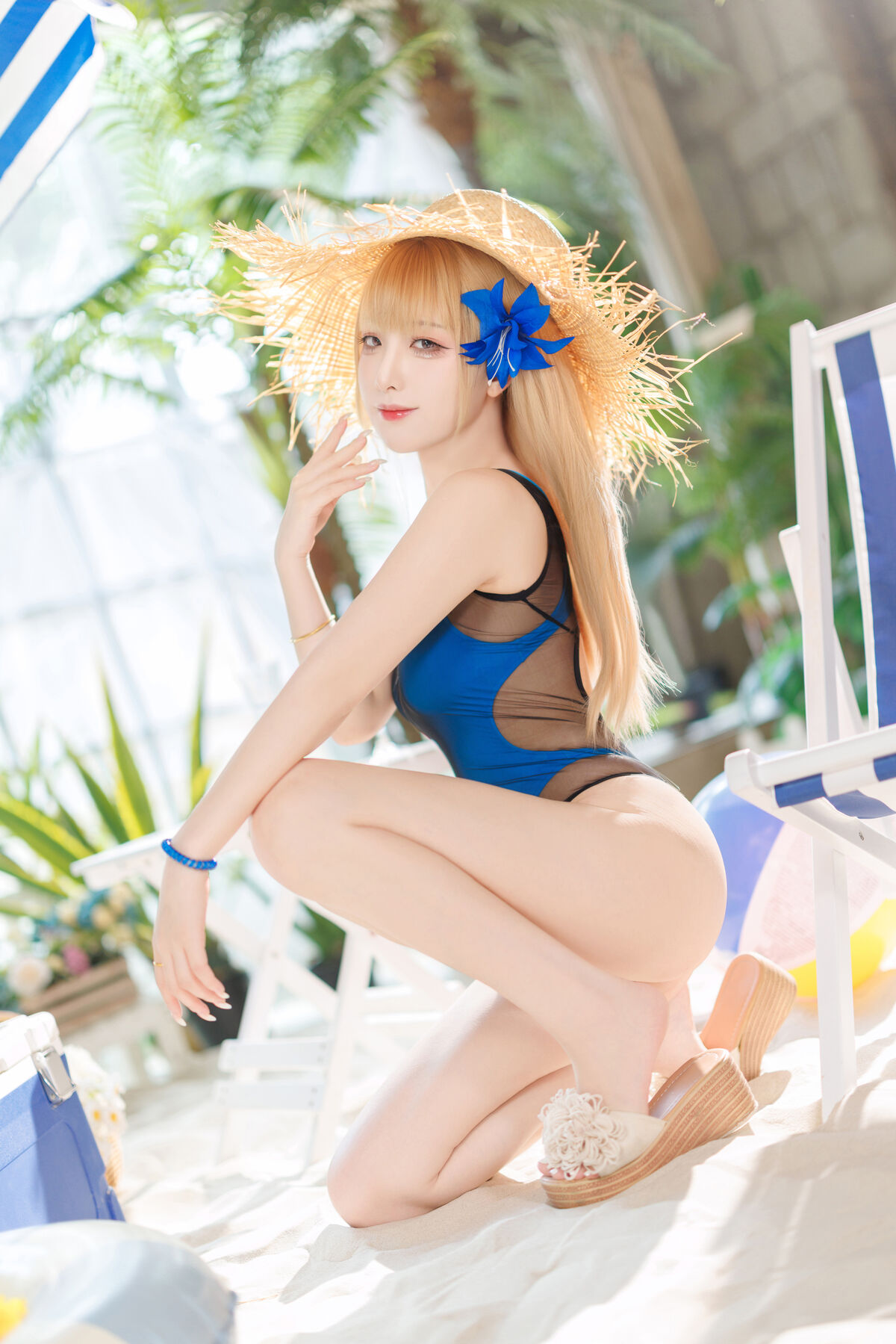 Coser@封疆疆v – 热带缤纷 蓝莓 火龙果竞泳 (41P)