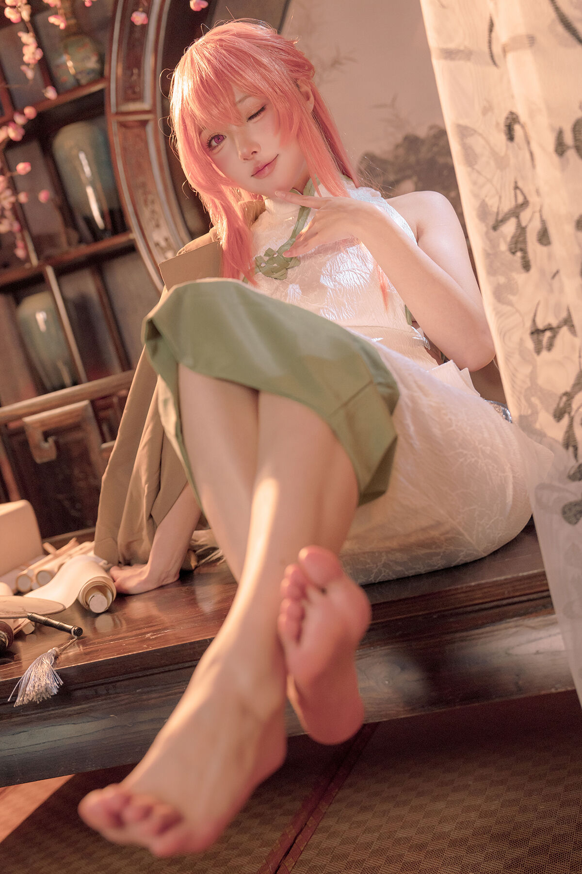 Coser@阿包也是兔娘 – 碧蓝航线英仙座旗袍