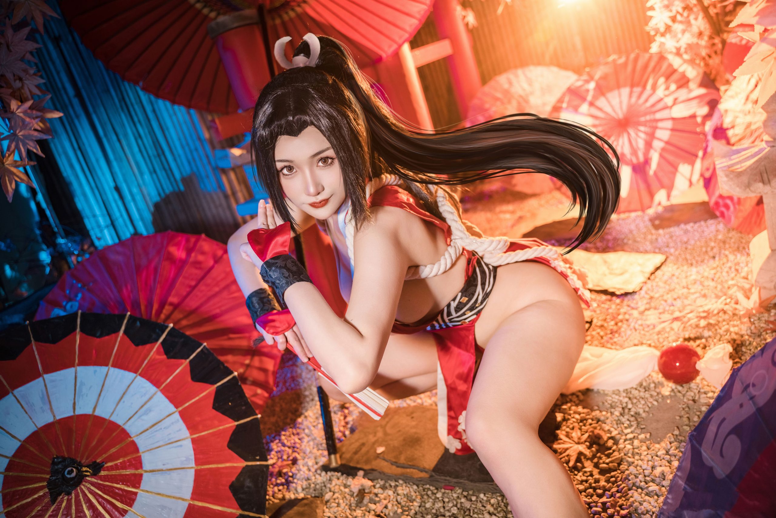 性感Coser 三刀刀Miido - 不知火舞 女忍者