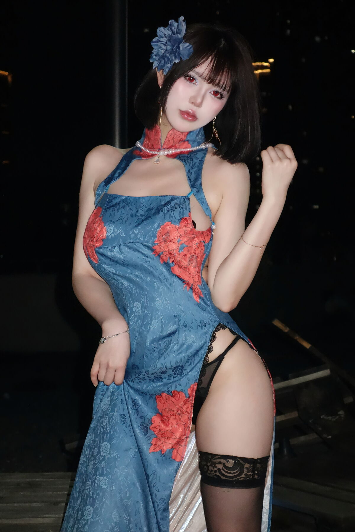 Coser@Tina很妖孽呀 – 碧蓝航线 建武 旗袍 (40P)