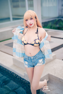 Coser@慕慕Momo – Marin 海夢 – Ver.泳裝