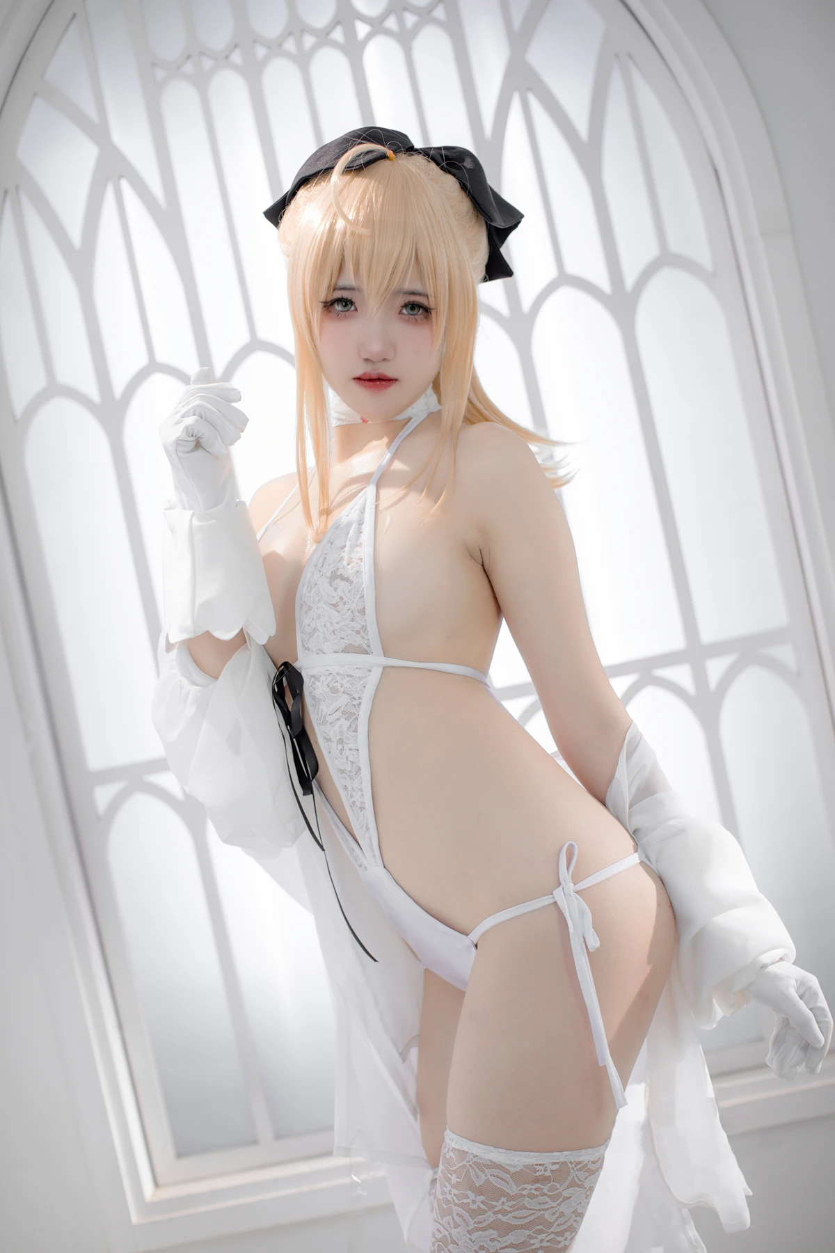 Cosplay 阿薰kaOri – FGO 白Saber