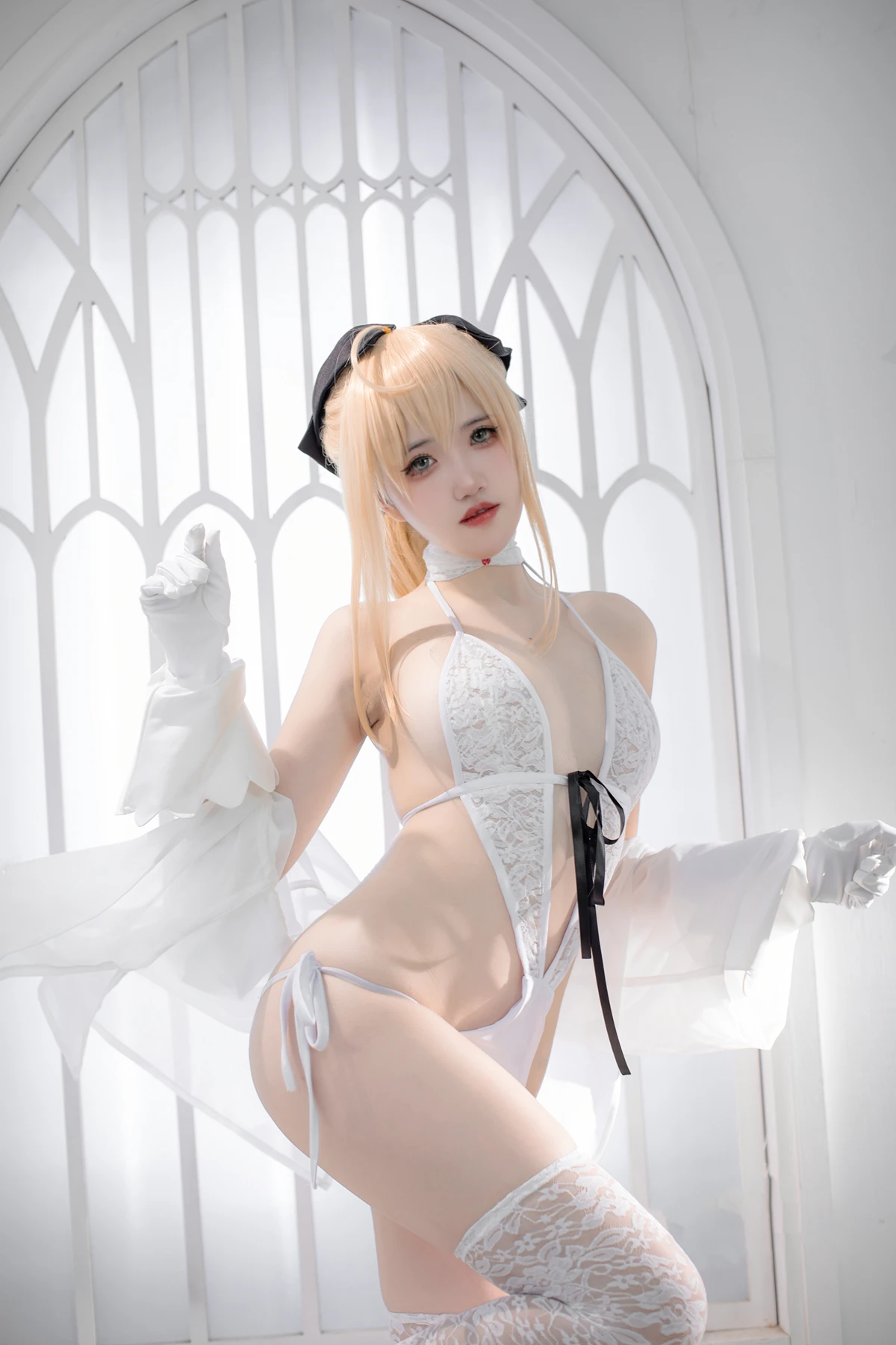 Cosplay 阿薰kaOri – FGO 白Saber