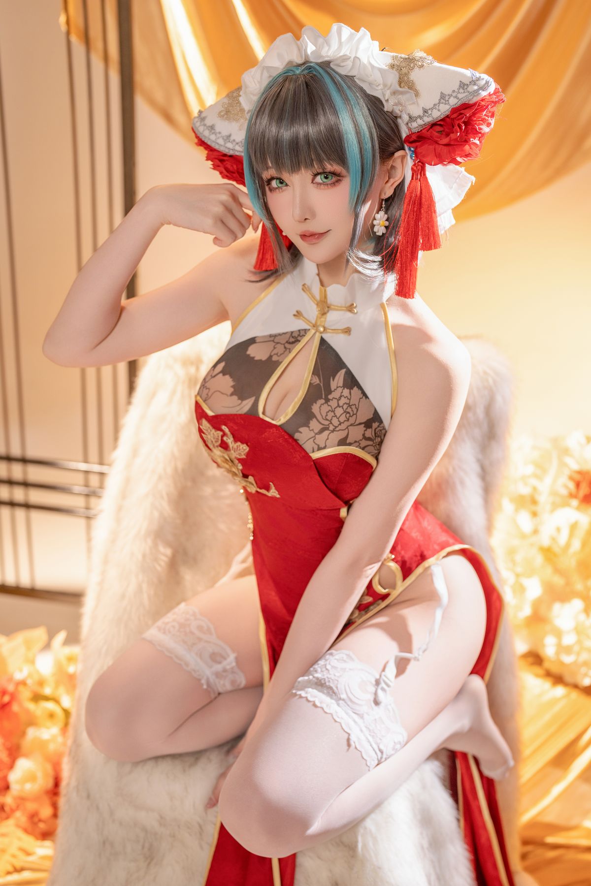 Coser@星之迟迟Hoshilily – 碧蓝航线柴郡 (51P – 1V)