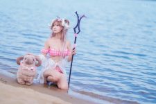 Coser@三度_69 小羊泳装