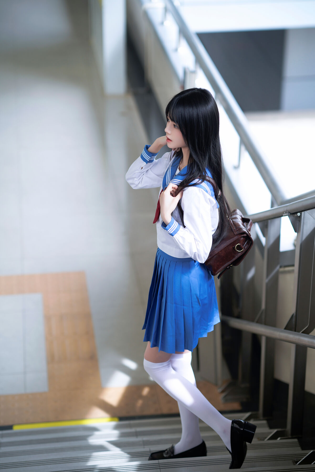 Coser@桜桃喵 – 地铁JK (34P)