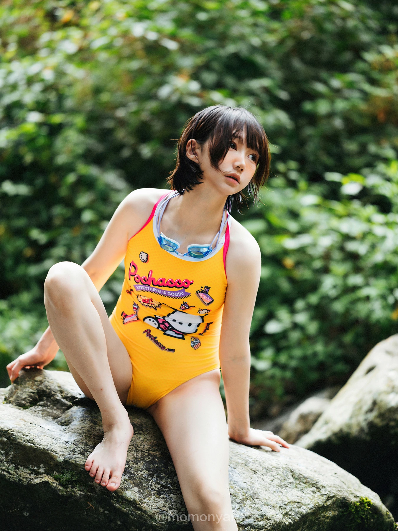 Shizuku しずく, 写真集 Fantia 原魔物喵 「夏の小川」 Set.01
