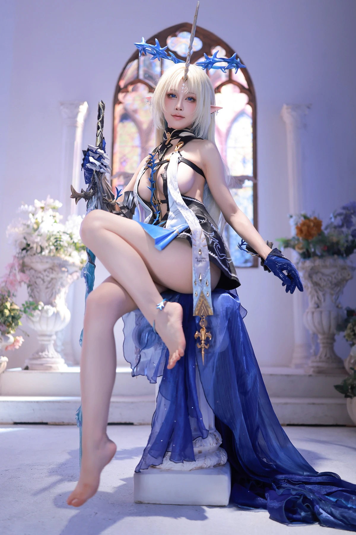 Cosplay 水淼Aqua – 卡提西娅 Fleurdelys Set.01