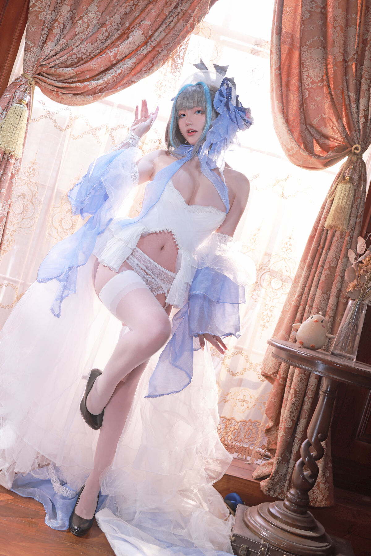 Coser@起司块wii – 柴郡礼服 (76P – 4V)