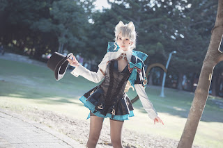 Coser@慕慕Momo – 原神 Genshin 琳妮特的色情魔術 室外