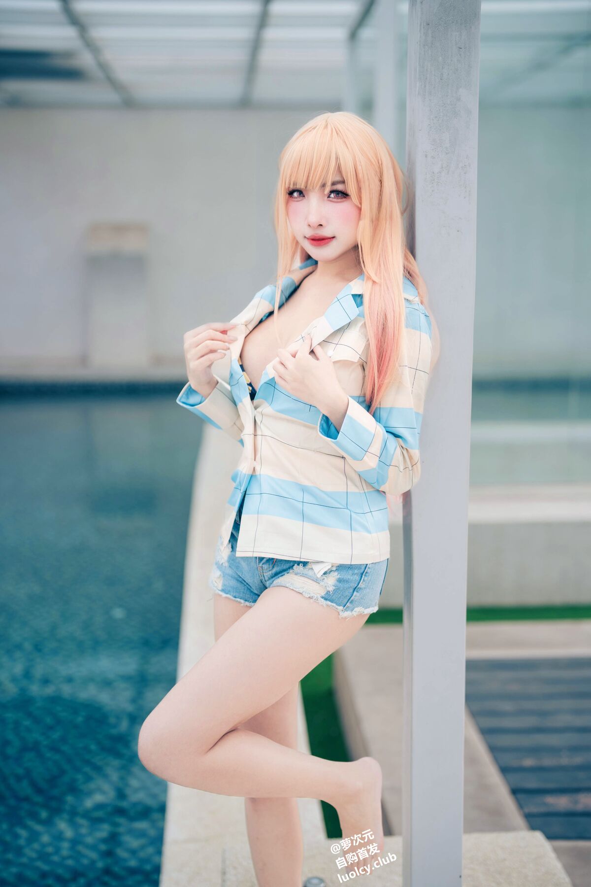 Coser@慕慕Momo – Marin 海夢 – Ver.泳裝 (62P – 3V)