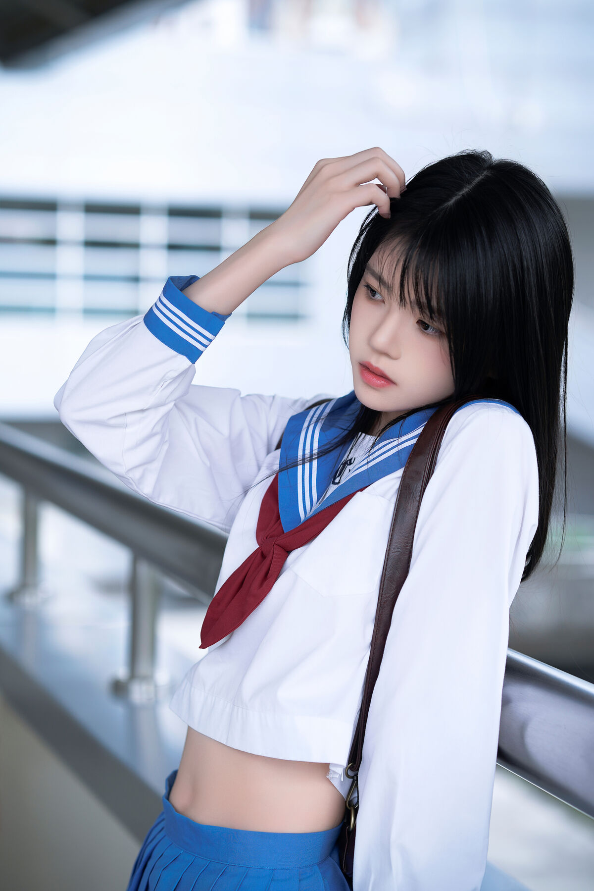 Coser@桜桃喵 – 地铁JK (34P)