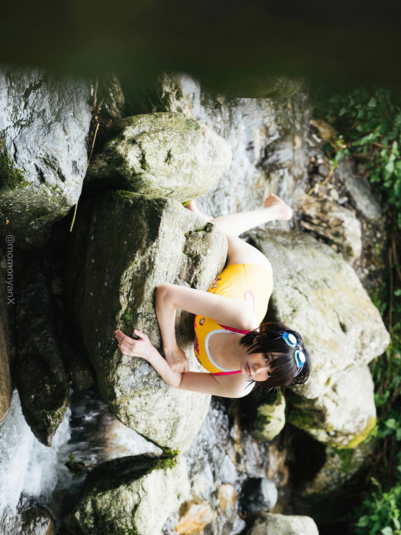 Shizuku しずく, 写真集 Fantia 原魔物喵 「夏の小川」 Set.02