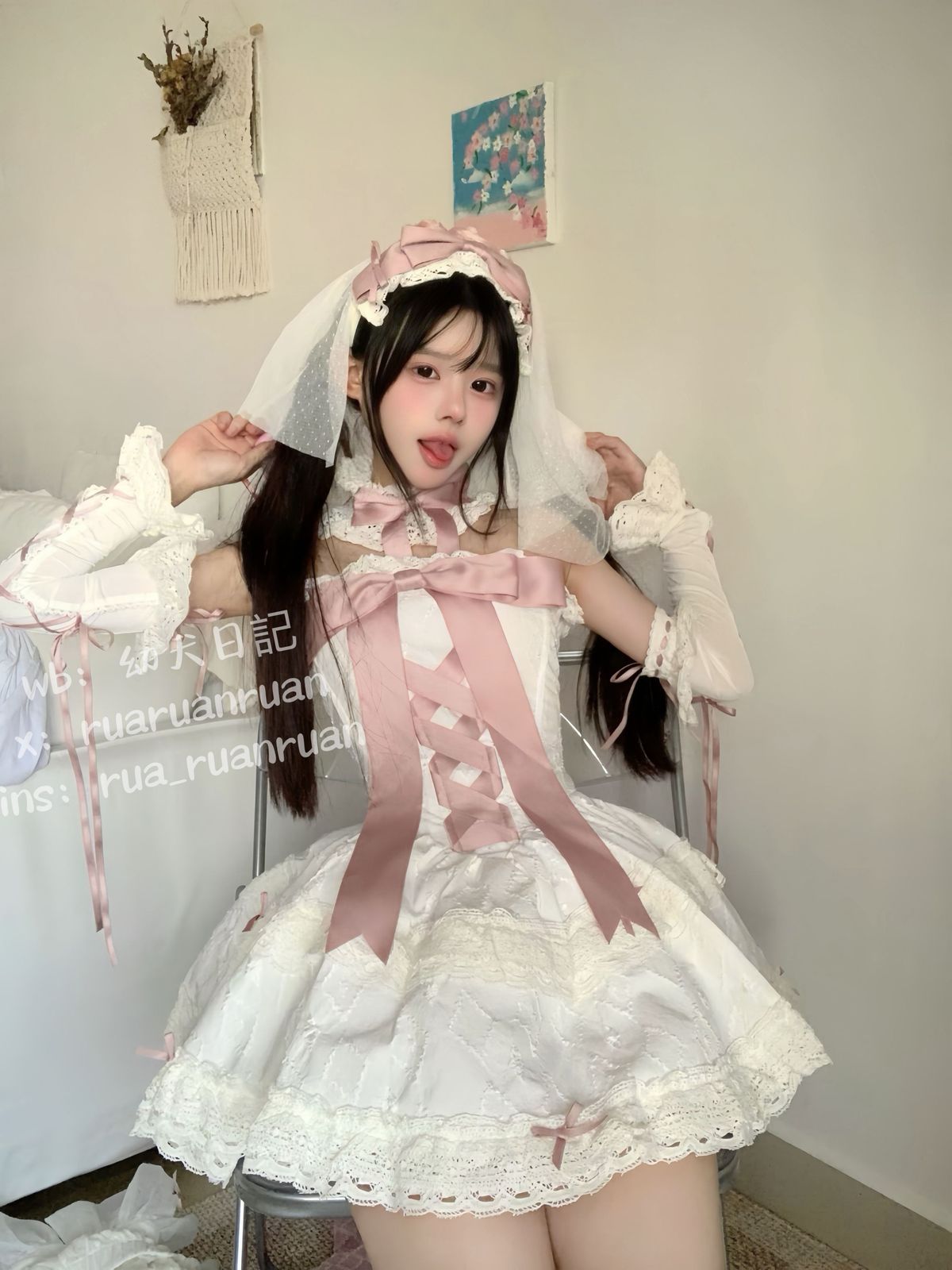 Coser@rua阮阮 – 初恋缎带 (19P)