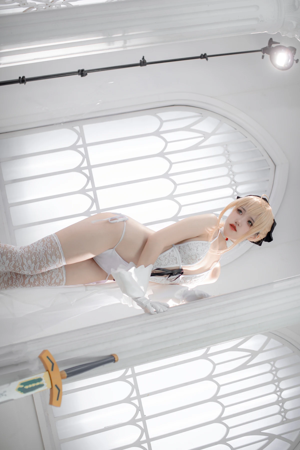 Cosplay 阿薰kaOri – FGO 白Saber