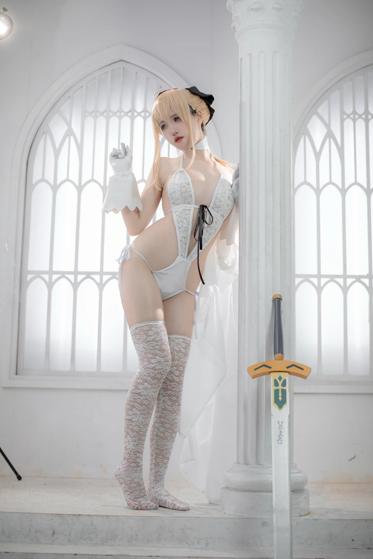 Cosplay 阿薰kaOri – FGO 白Saber