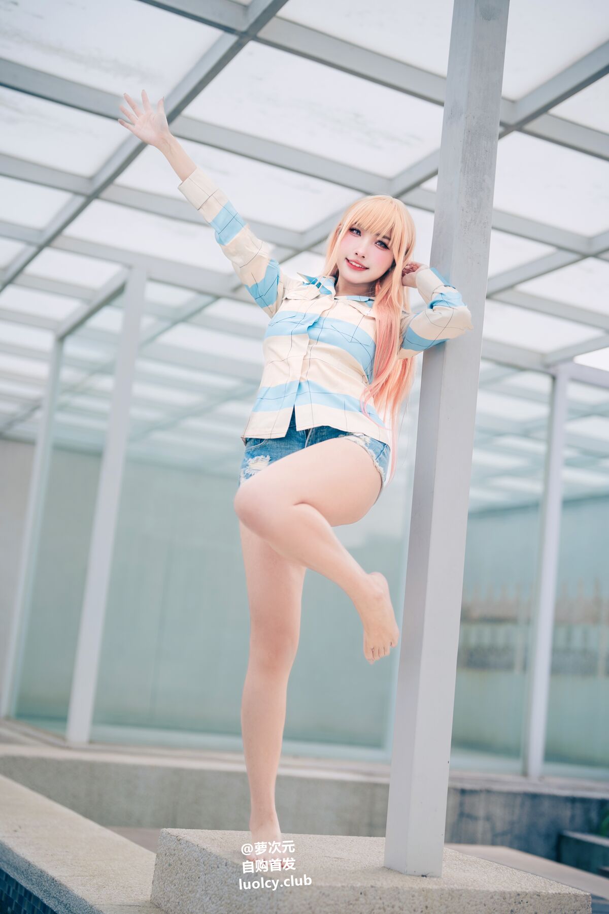 Coser@慕慕Momo – Marin 海夢 – Ver.泳裝 (62P – 3V)