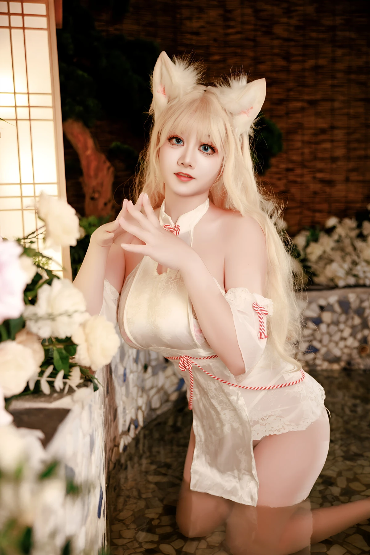 Cosplay 阿雪雪 – 温泉狐狸