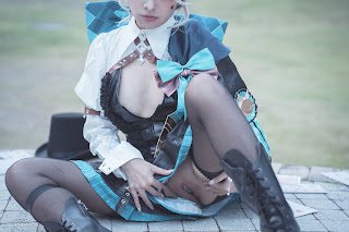 Coser@慕慕Momo – 原神 Genshin 琳妮特的色情魔術 室外