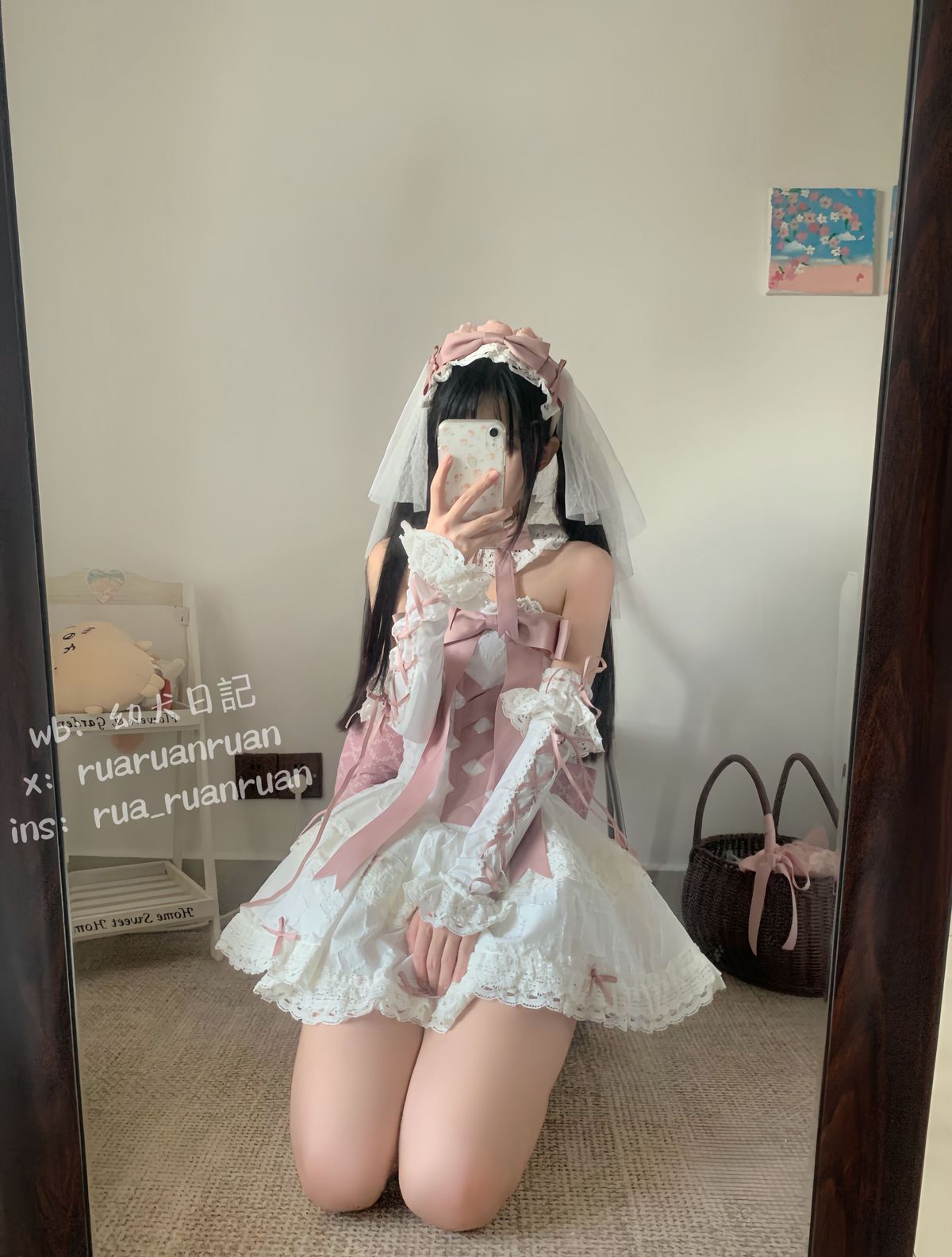 Coser@rua阮阮 – 初恋缎带 (19P)