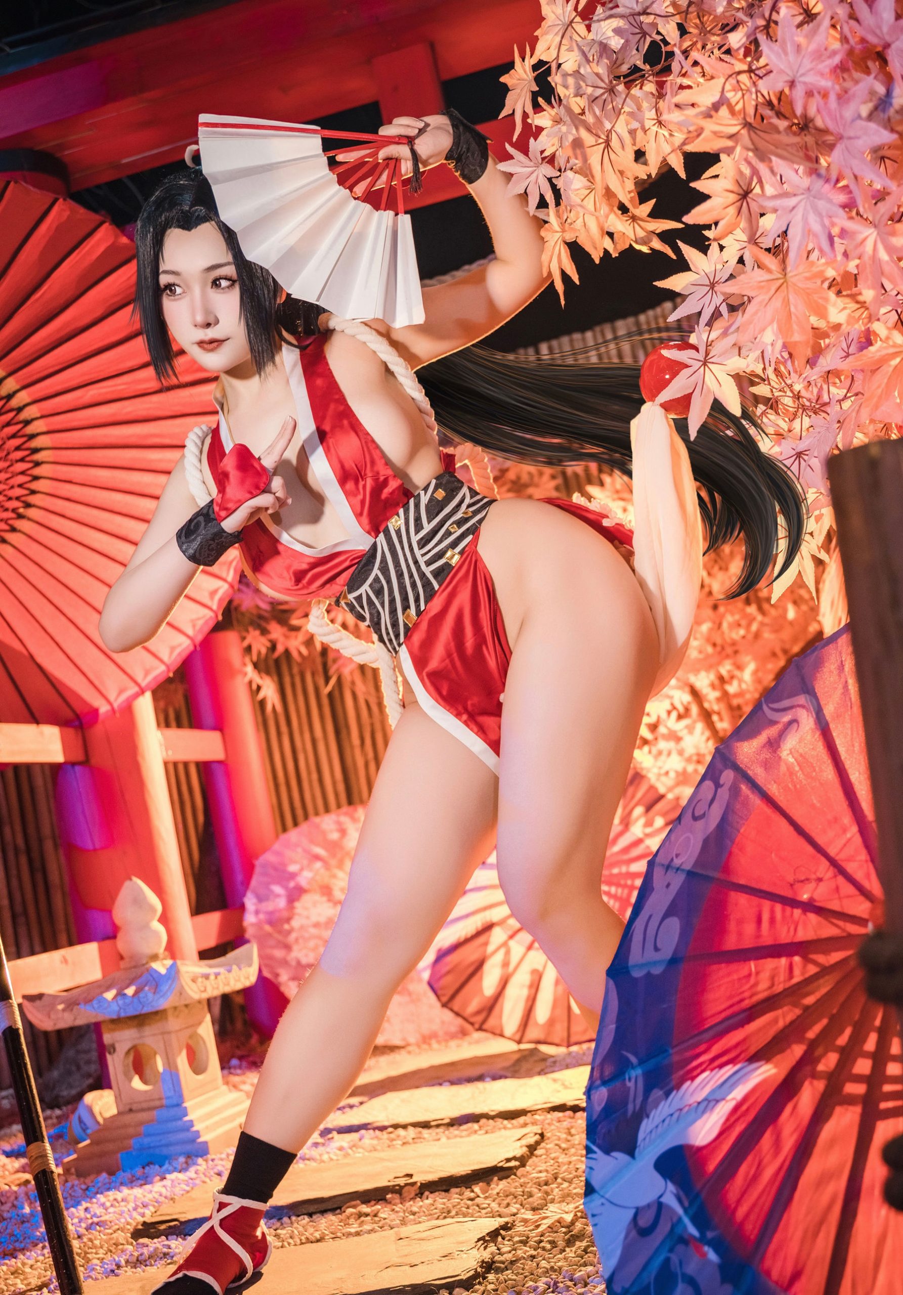 性感Coser 三刀刀Miido - 不知火舞 女忍者