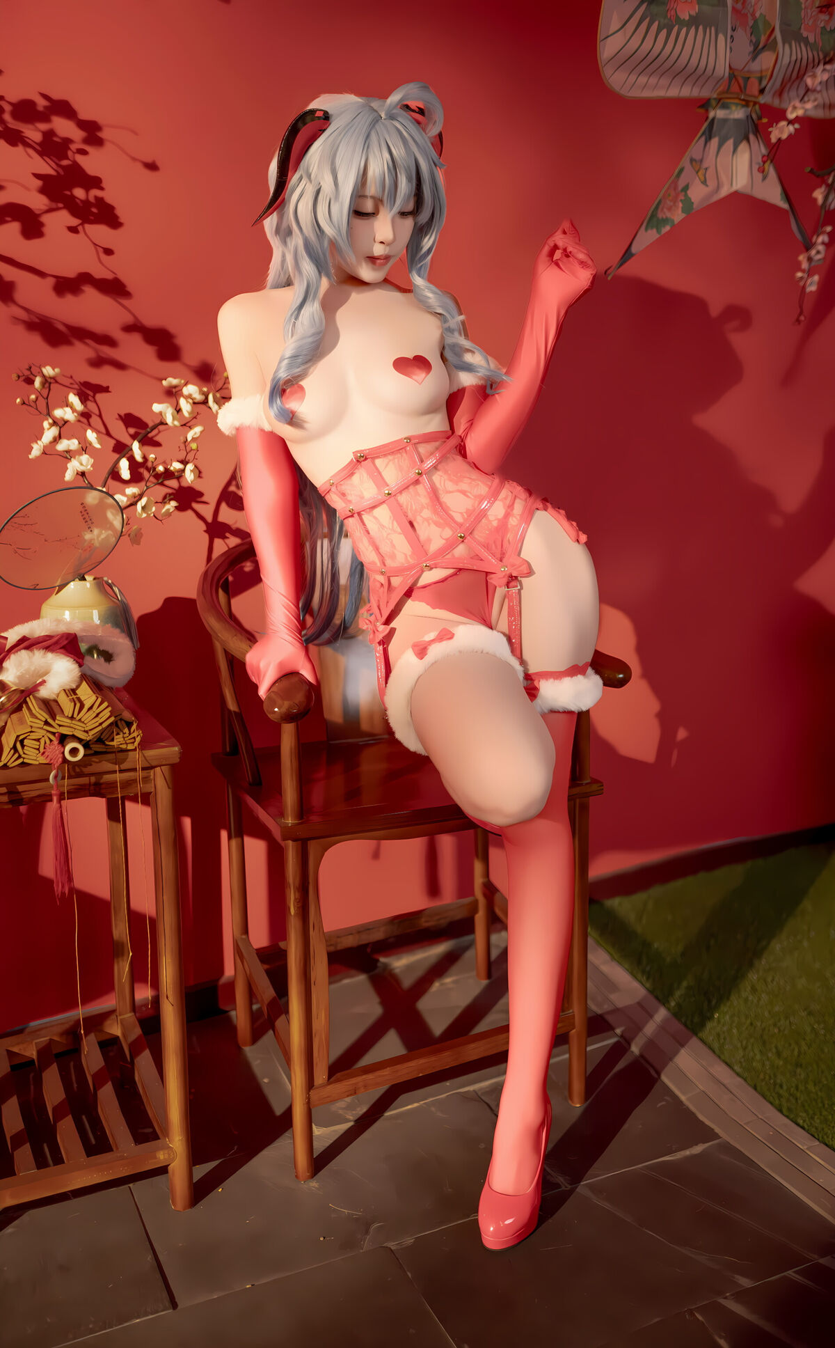 Coser@Bangni邦尼 – 甘雨新春 Part02 (45P)